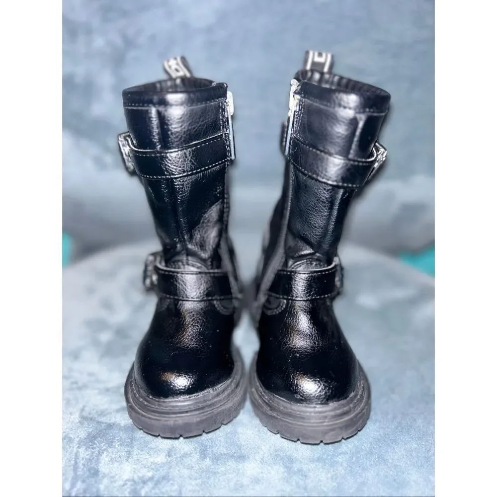 DKNY black boots size 5 Toddler